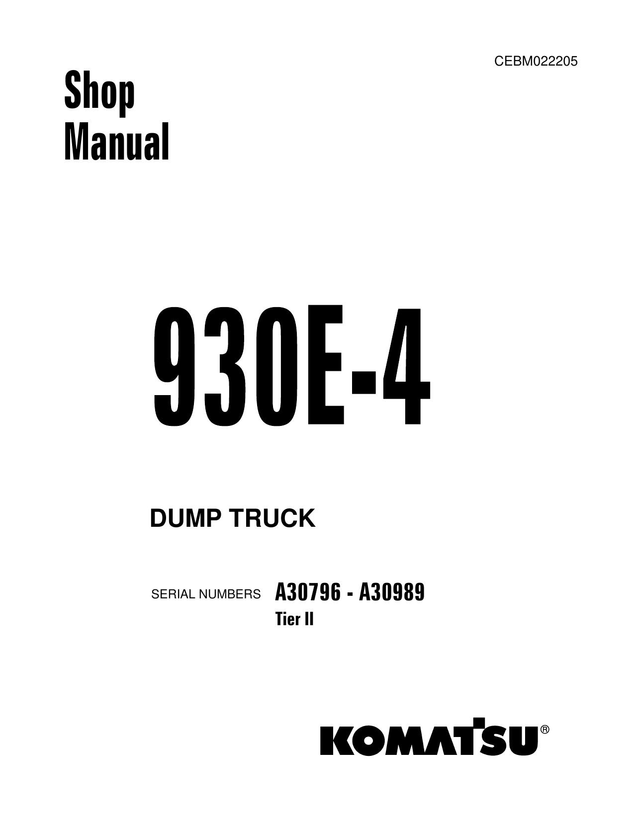 930E-4 Shop Manual (9)